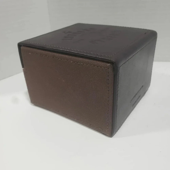 Sleeman Brewery Brown Leather Coasters  Set of Five . - Picture 4 of 9